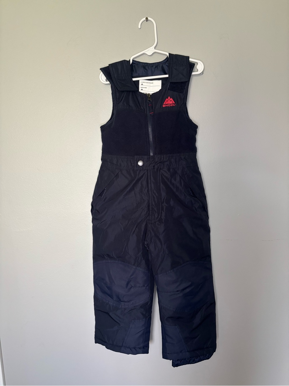 Snozu Kids Navy Blue Insulated Snow One-Piece 4T
